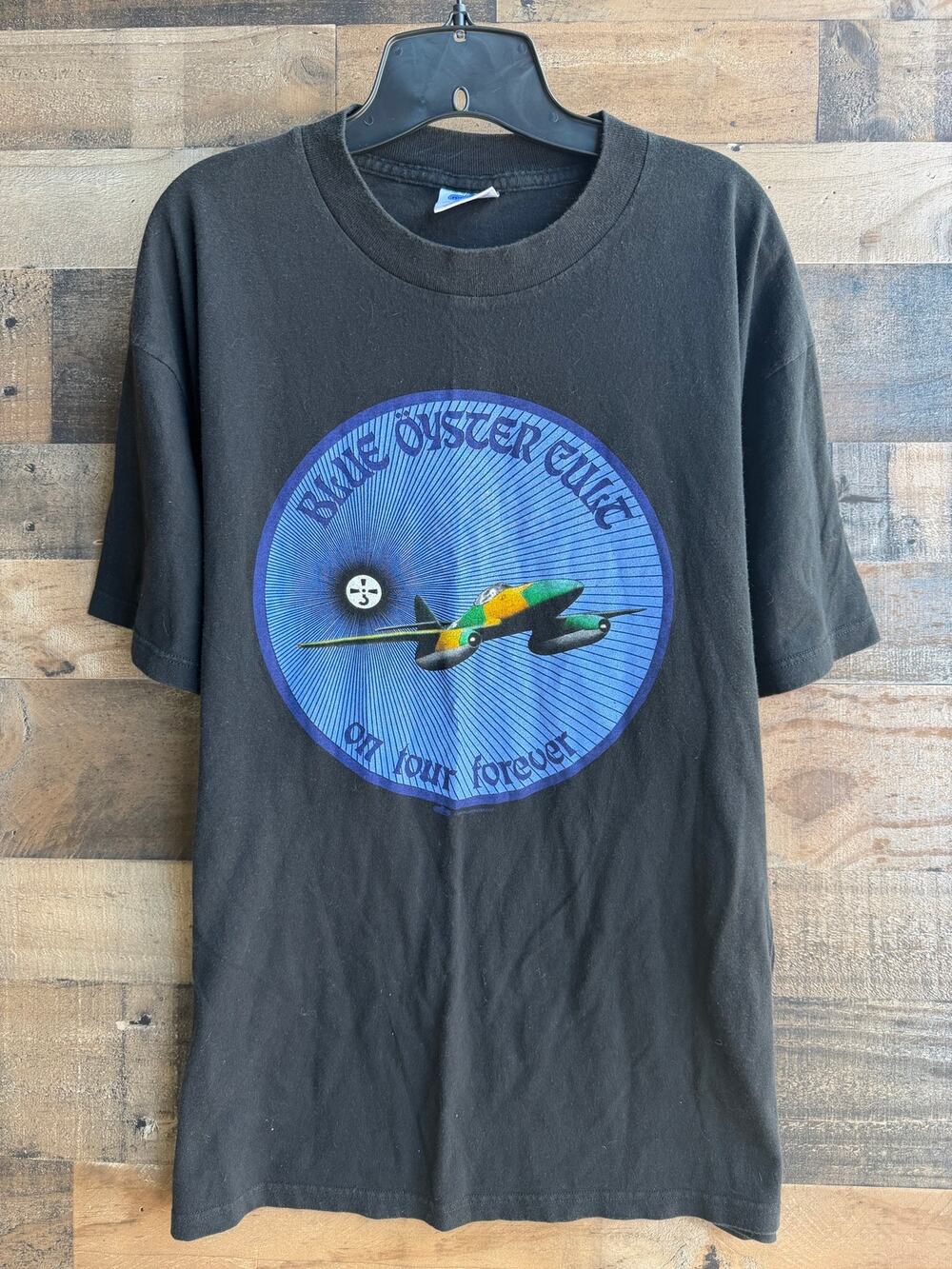 Vintage 1990s Blue Öyster Cult 25th Anniversary T-Shirt-Winterland Tag (Size XL)
